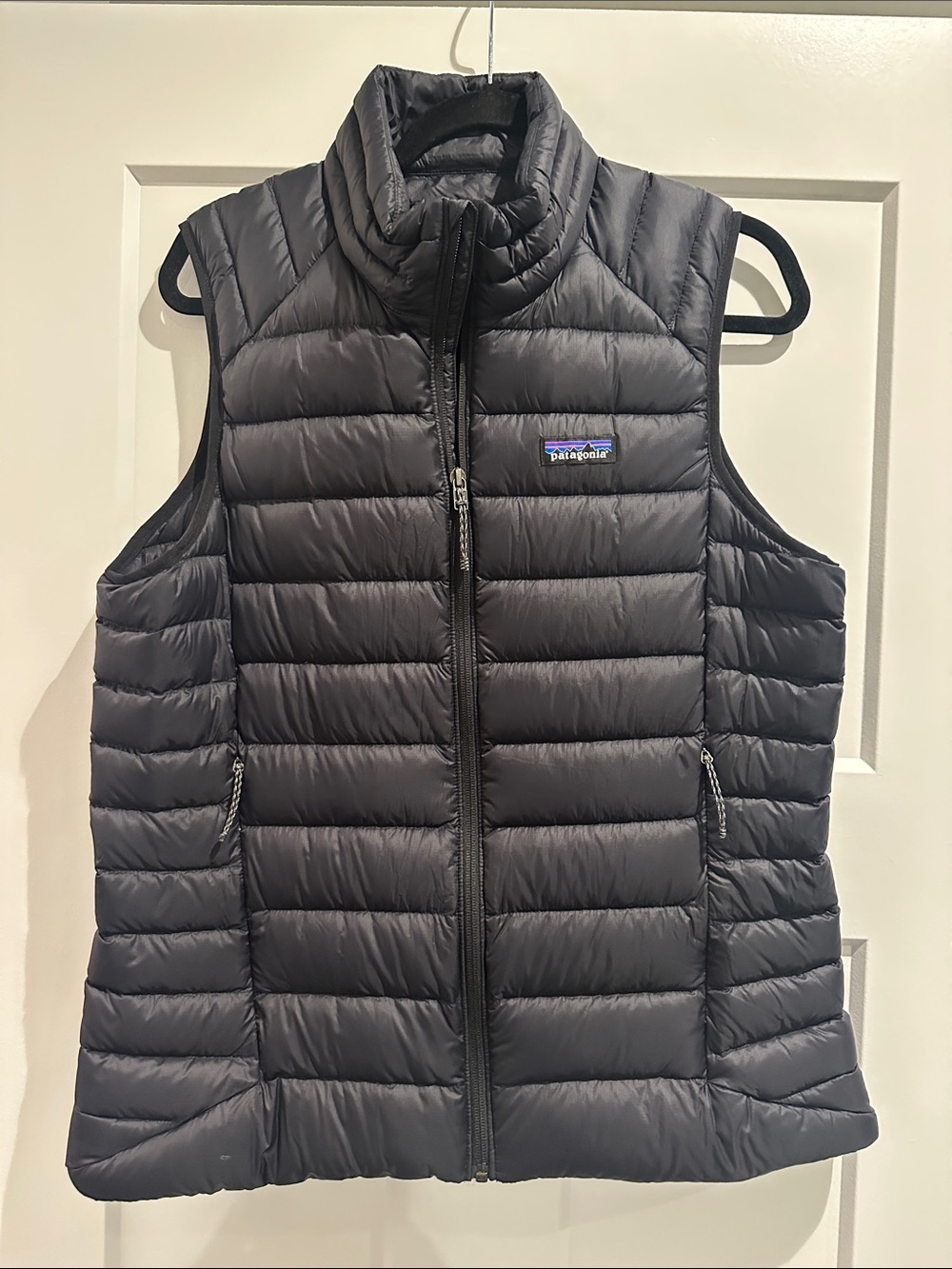Patagonia Women's Charcoal Quilted Down Vest